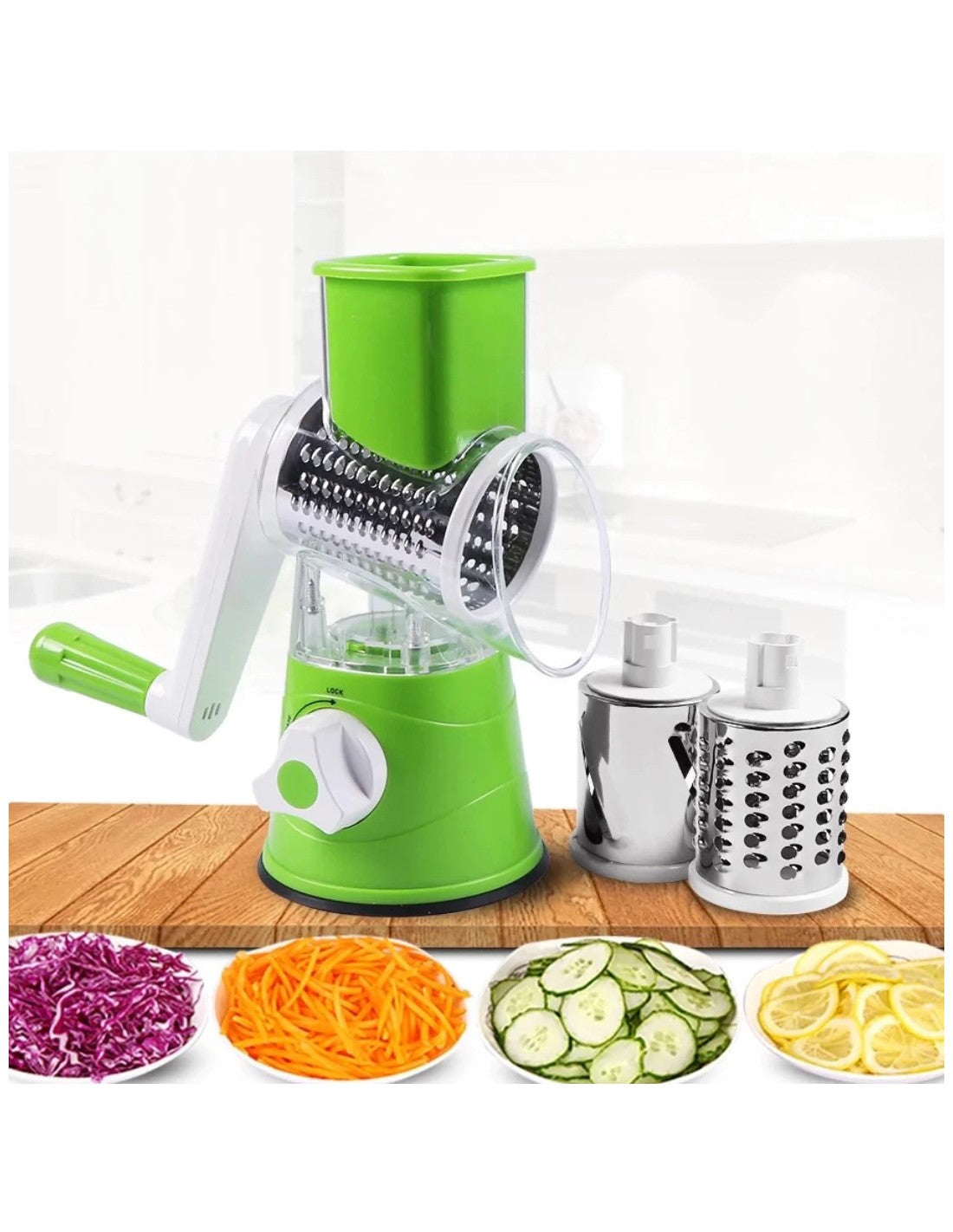 Manual Vegetable Cutter Slicer Multifunctional Round Slicer Gadget