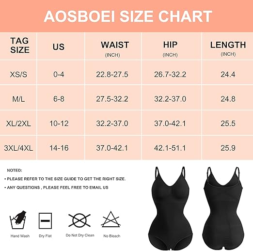 Women Bodysuit Tops Shapewear Seamless Tummy Control Slimming Waist